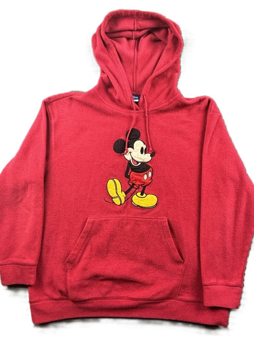 Disney Mickey Mouse Hoodie With Draw Strings Red Sz 3X